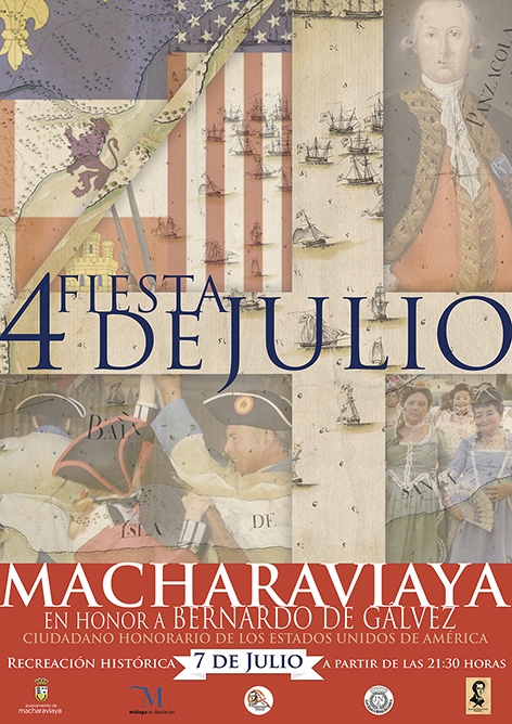 Fiesta del 4 de Julio en honor de Bernardo de Gálvez
