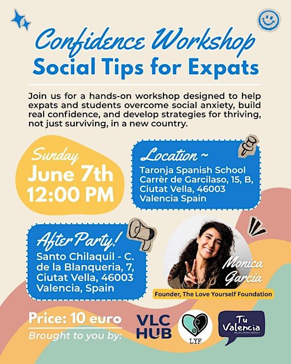 Confidence workshop: Social tips for expats
