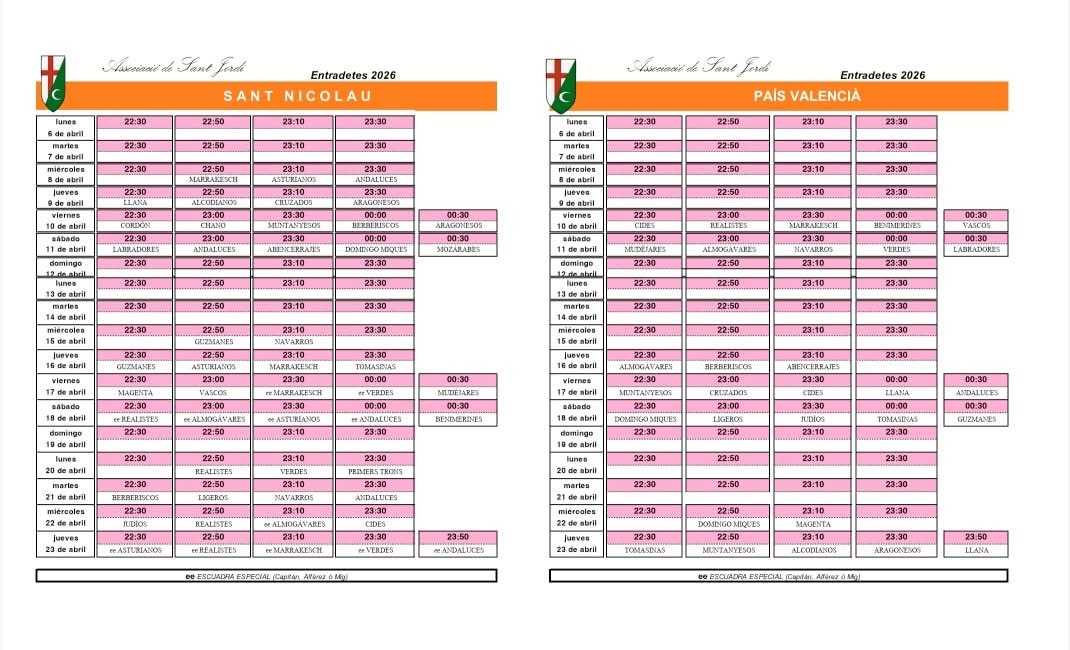 Entradetes Alcoi 2026