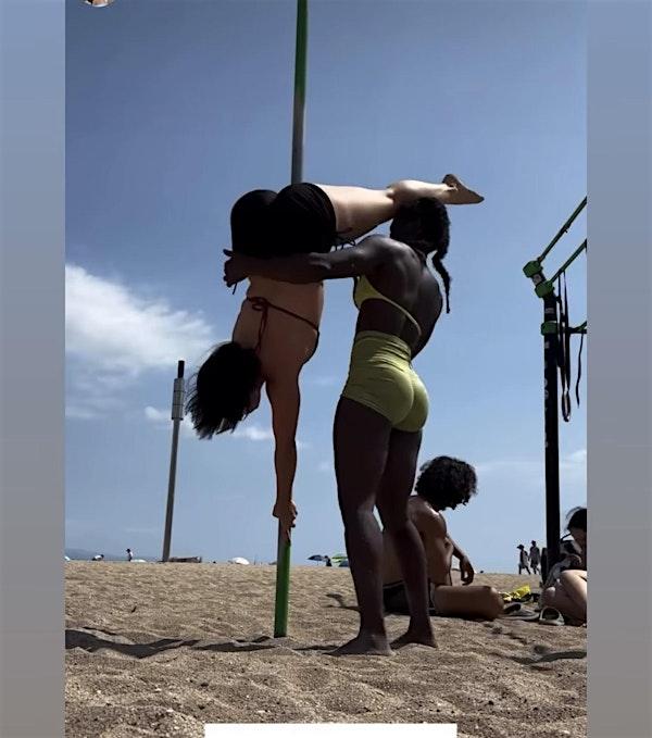 Free pole class, beginner friendly