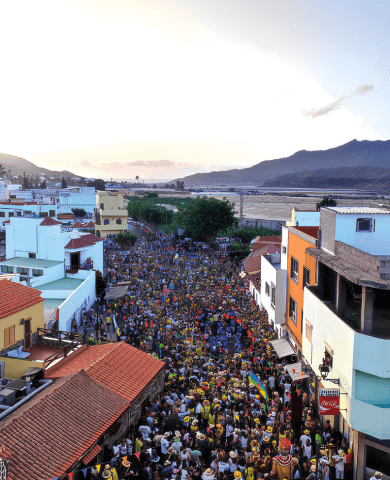 Bajada de la Rama en La Aldea