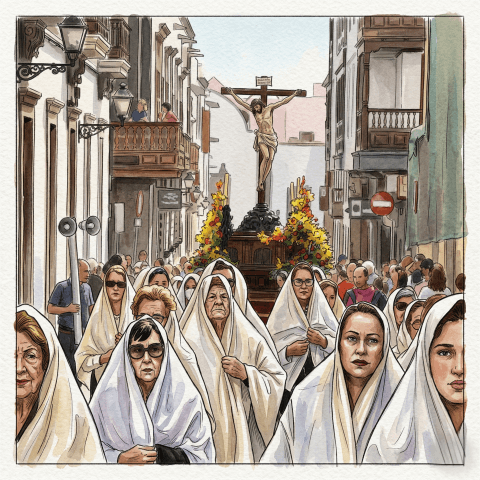 Procesión de Las Mantillas