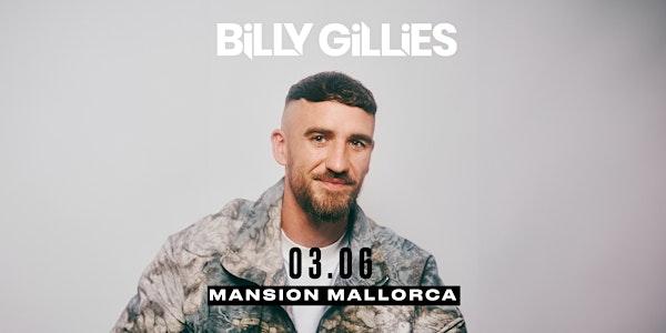Mansion Mallorca presents Billy Gillies Wednesday 03/06