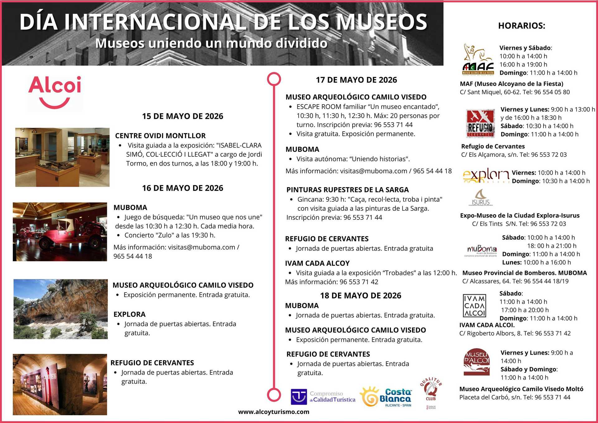 DÍA INTERNACIONAL DE LOS MUSEOS