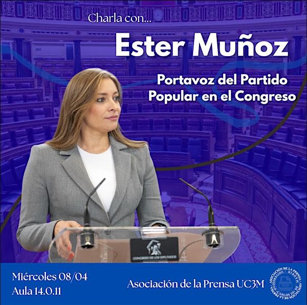 Charla con Ester Muñoz