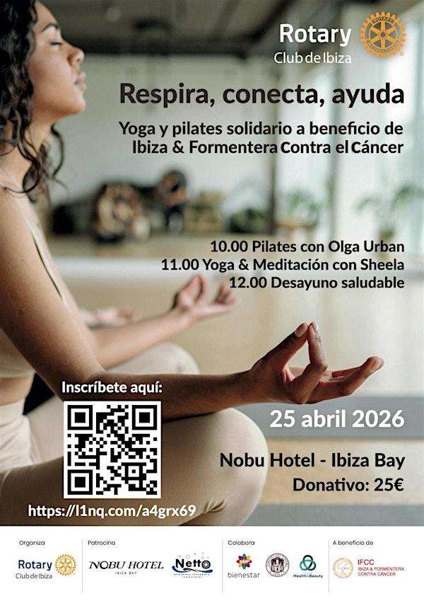 Respira, conecta, ayuda: Yoga y pilates solidario