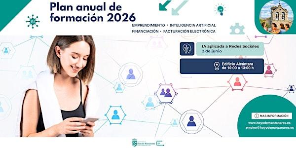 Plan de formación 2026 – Redes Sociales + IA
