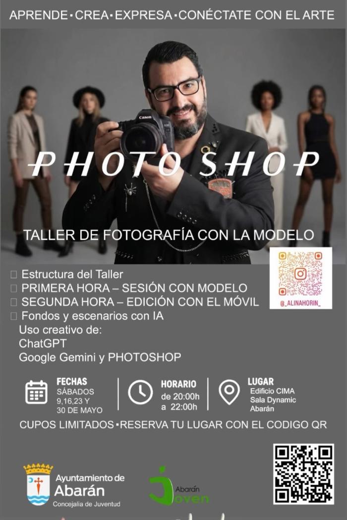 PHOTOSHOP TALLER DE FOTOGRAFÍA CON LA MODELO