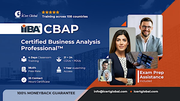 CBAP® Classroom Training – IIBA® Aligned in La Palma, CA