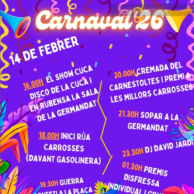Carnaval a Batea