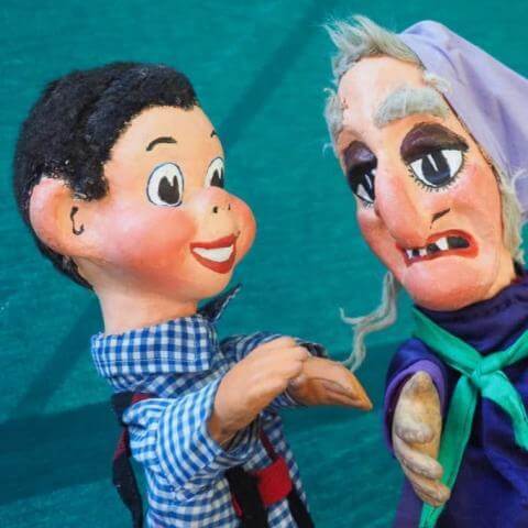Gorgorito “Maese Villarejo” y sus muñecos animados