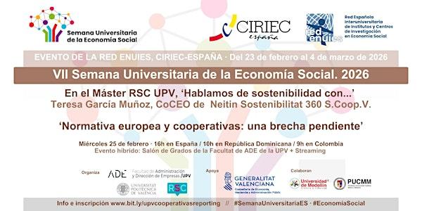 ‘Normativa europea y cooperativas: Una brecha pendiente’