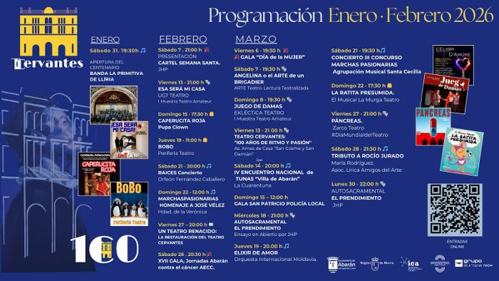 PROGRAMACIÓN TEATRO CERVANTES
