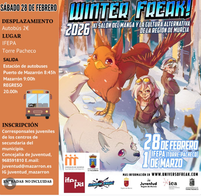 TRANSPORTE A LA WINTER FREAK