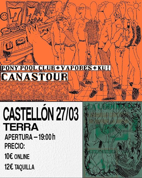 PONY POOL CLUB + VAPORES + KU!