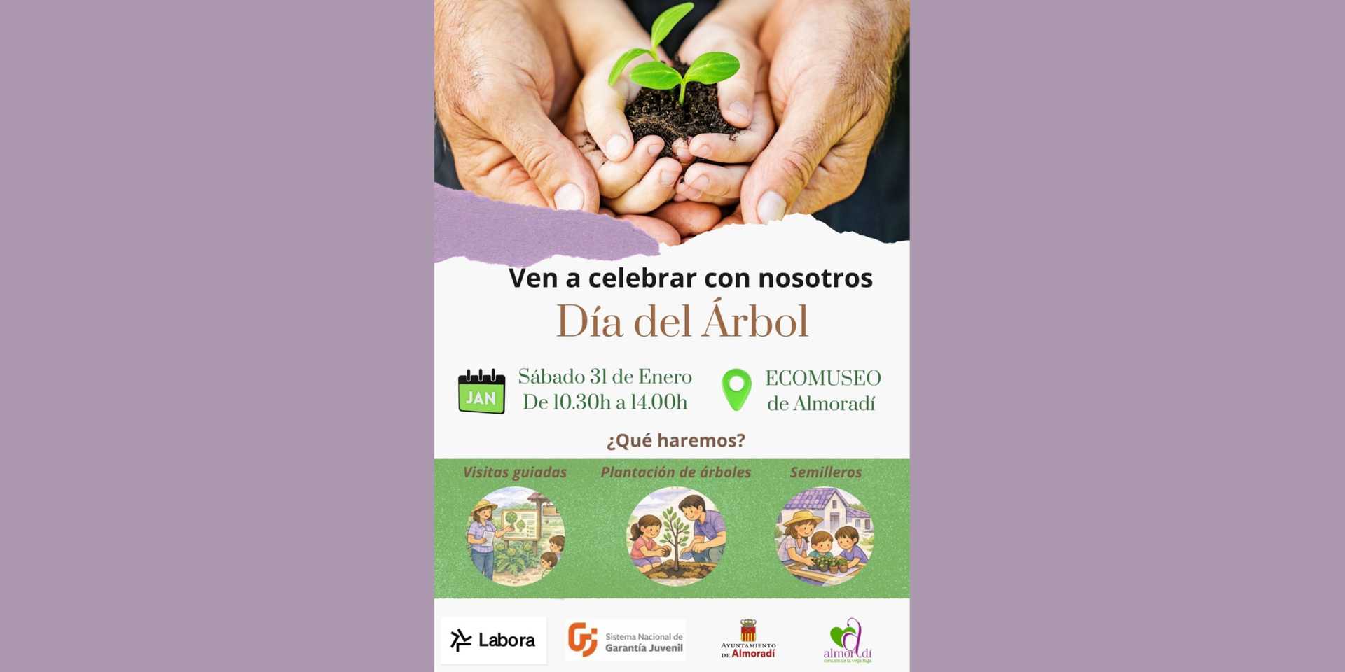 Día del Árbol en el Ecomuseo de Almoradí