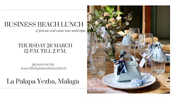 Business Lunch Spanje La Palapa Beach Club