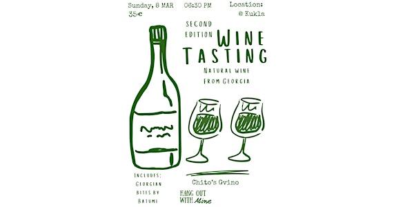 2nd Edition – Natural Wines from Georgia + Georgian Tapas