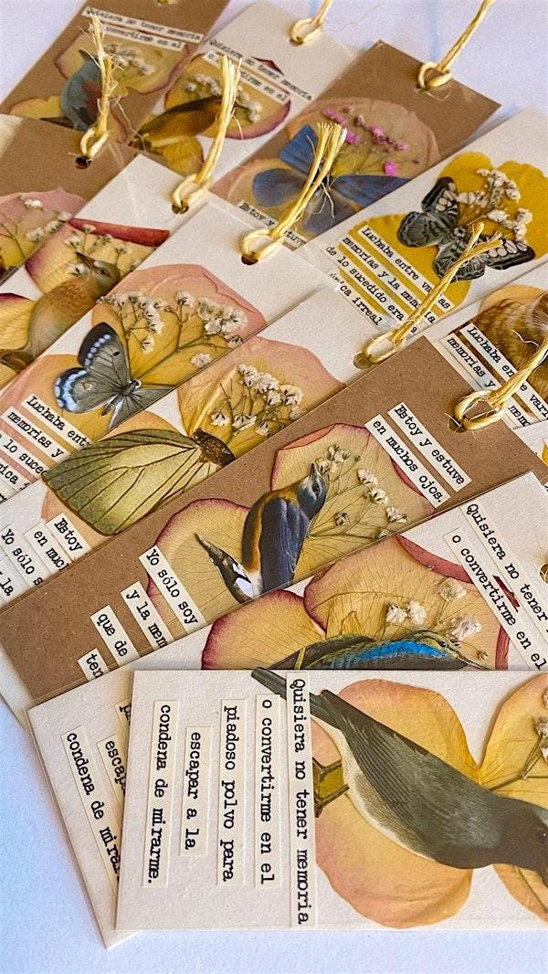 ARTE NATURAL: CREA TU SEPARADOR BOTÁNICO. Cola de Ratón. (ANEM A LA BIBLIO)