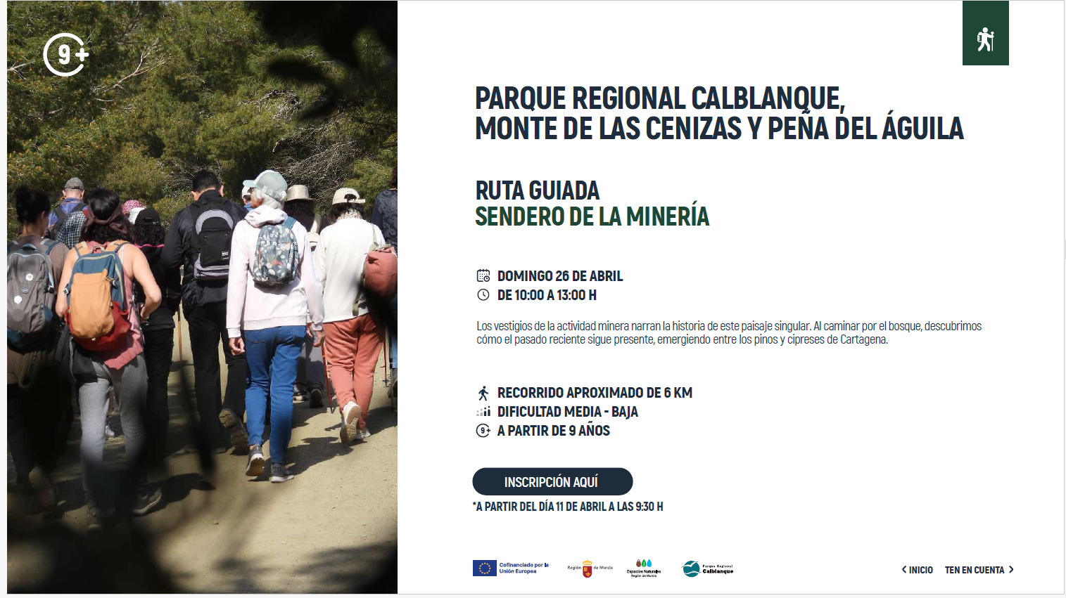 RUTA SENDERO DE LA MINERIA- CALBLANQUE