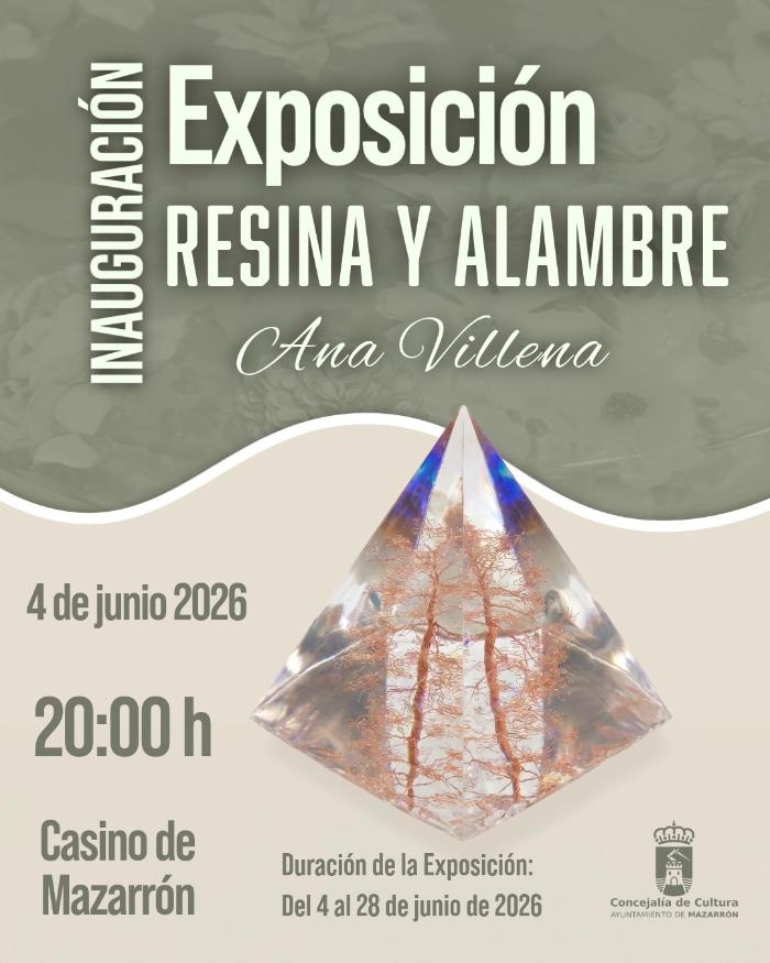 INAUGURACIÓN DE LA EXPOSICIÓN RESINA Y ALAMBRE DE ANA VILLENA