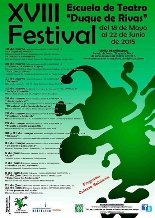 Festival de la Escuela de teatro "Duque de Rivas"