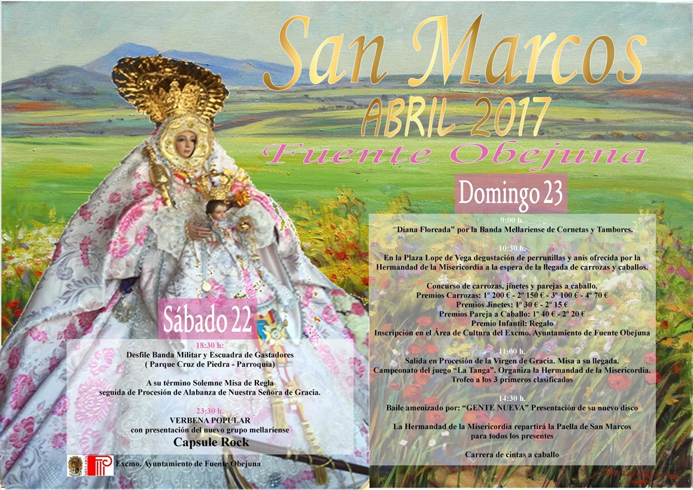 Romería de San Marcos de Fuente Obejuna en honor a la Virgen de Gracia