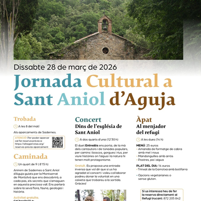 Jornada Cultural a Sant Aniol d'Aguja