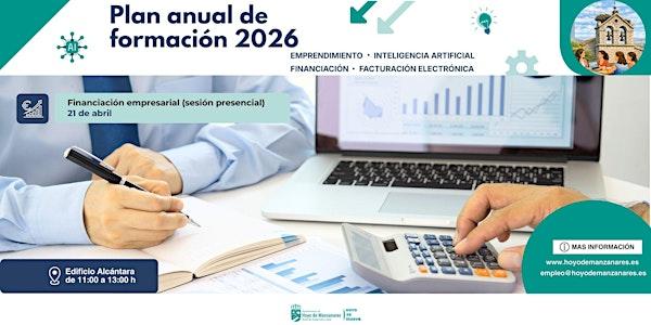 Plan de formación 2026. Financiación empresarial con Avalmadrid