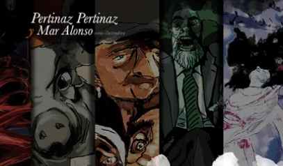 Exposición de las ilustraciones de “Cuentos a sangre fría”. Pertinaz Pertinaz, ilustrado por Mar Alonso