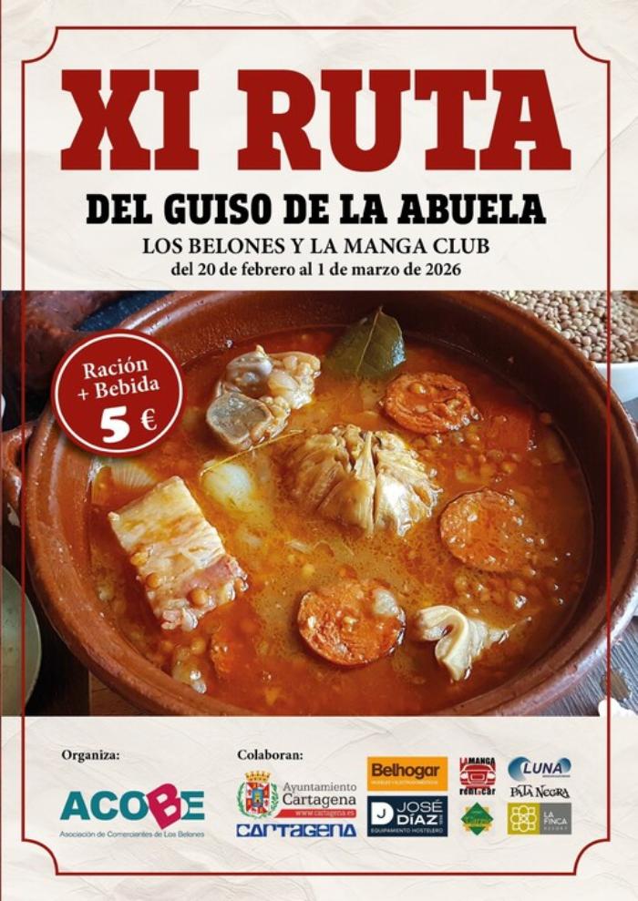 XI RUTA DEL GUISO DE LA ABUELA LOS BELONES