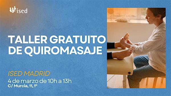 Taller GRATUITO de Quiromasaje