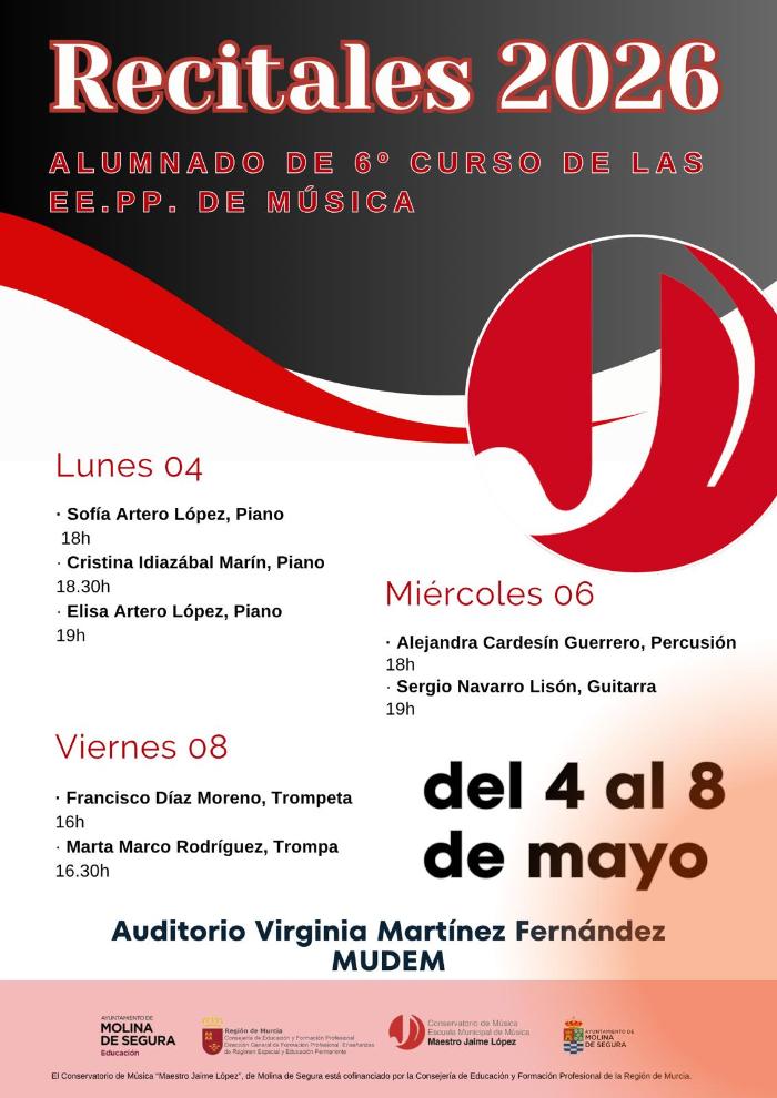 RECITALES 2026 CONSERVATORIO JAIME LÓPEZ