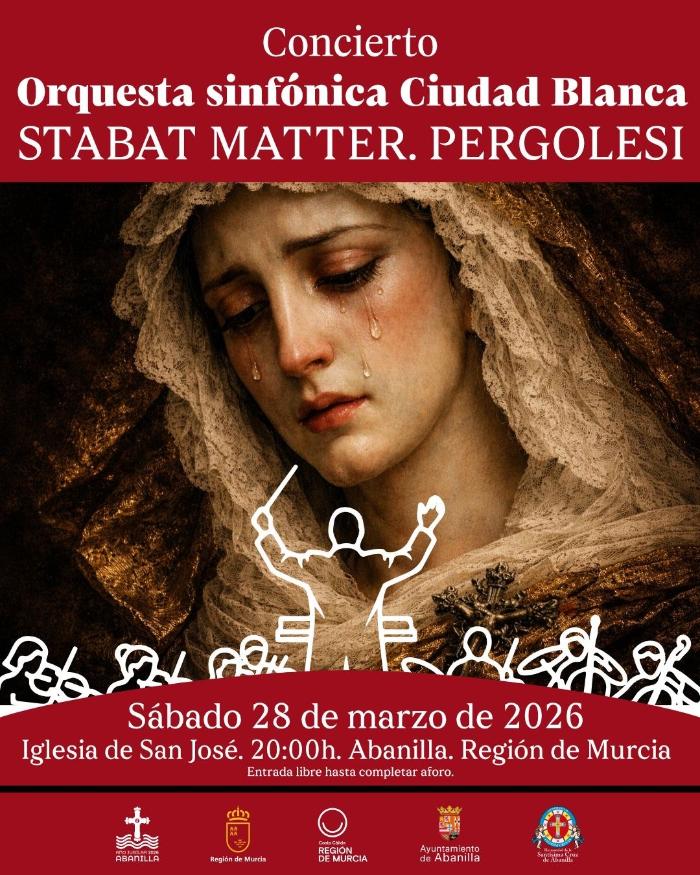 CONCIERTO DE LA ORQUESTA SIFÓNICA CIUDAD BLANCA: STABAT MATTER. PERGOLISI