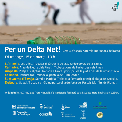 Jornada de neteja 'Per un Delta net!' (AJORNAT)