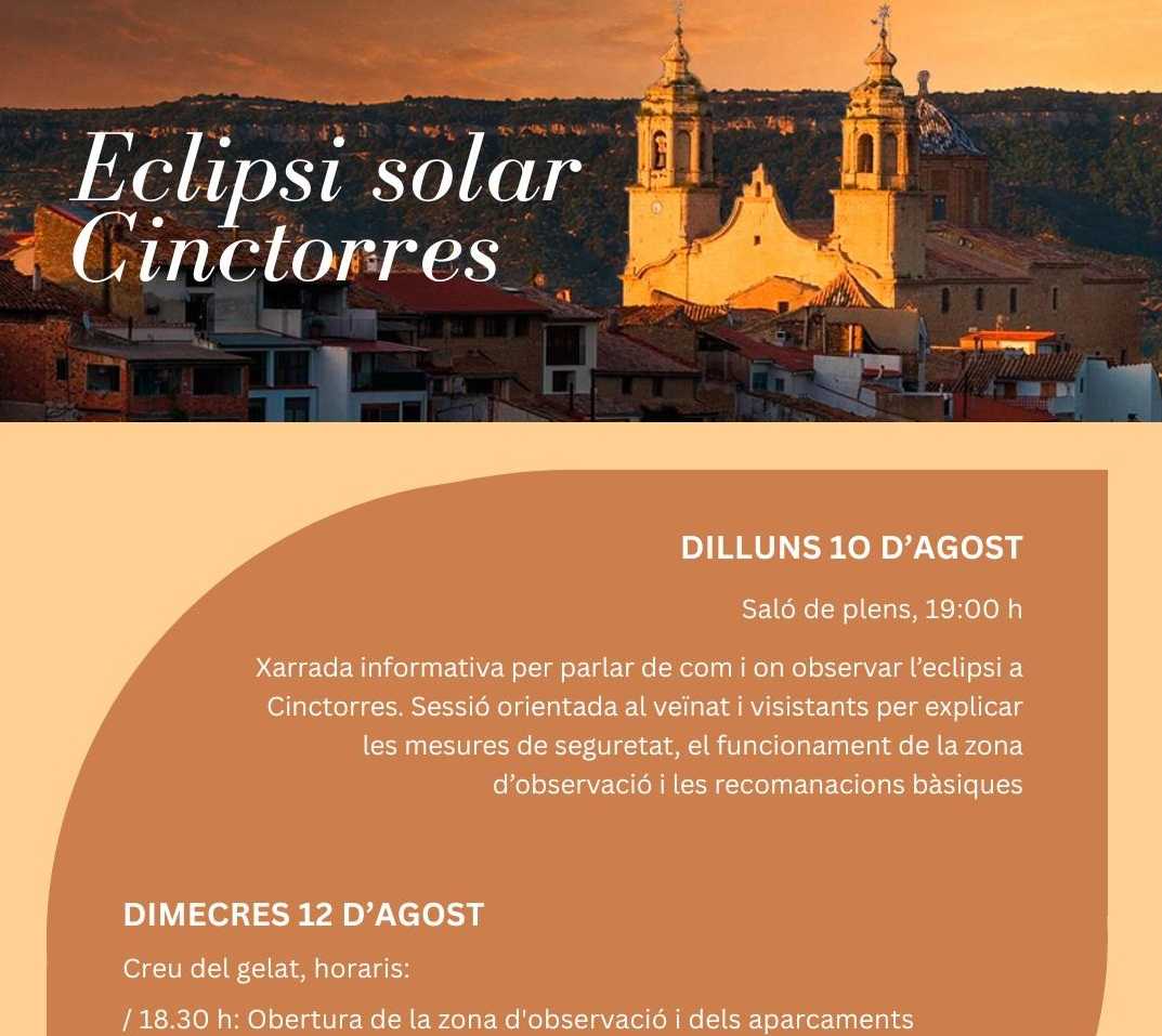 Eclipse en Cinctorres