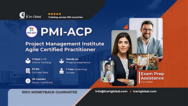 PMI-ACP(Agile) Certification Classroom Training in La Palma, CA