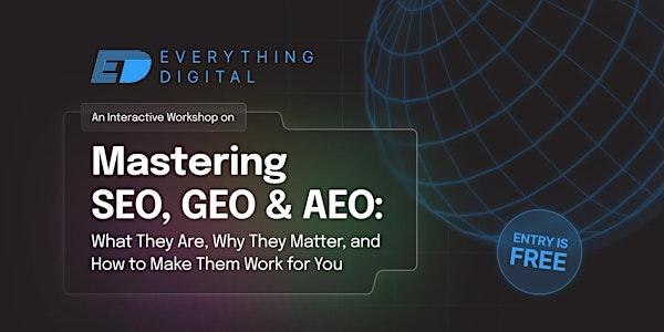 Mastering: SEO/GEO/AEO