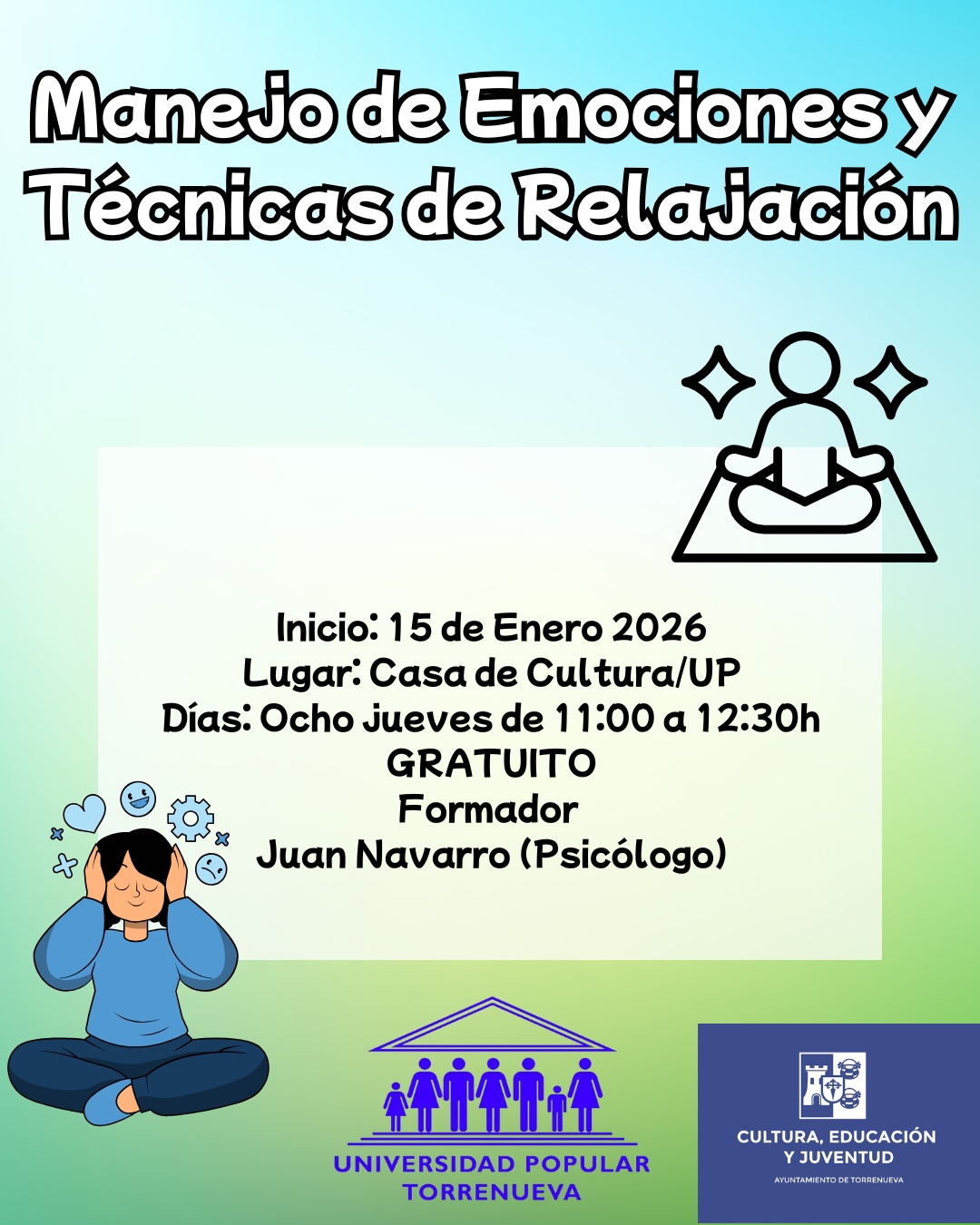 Curso de manejo de emociones y técnicas de relajación