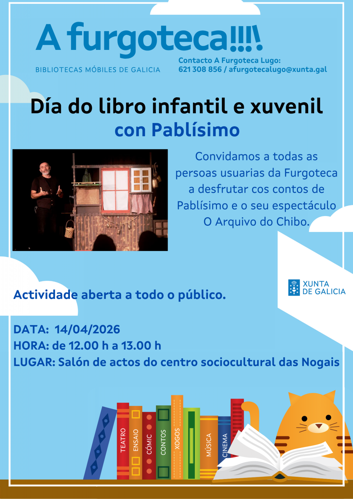 Día do libro infantil e xuvenil con Pablísimo