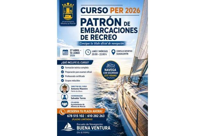 CURSO DE PATRÓN DE EMBARCACIONES PER 2026