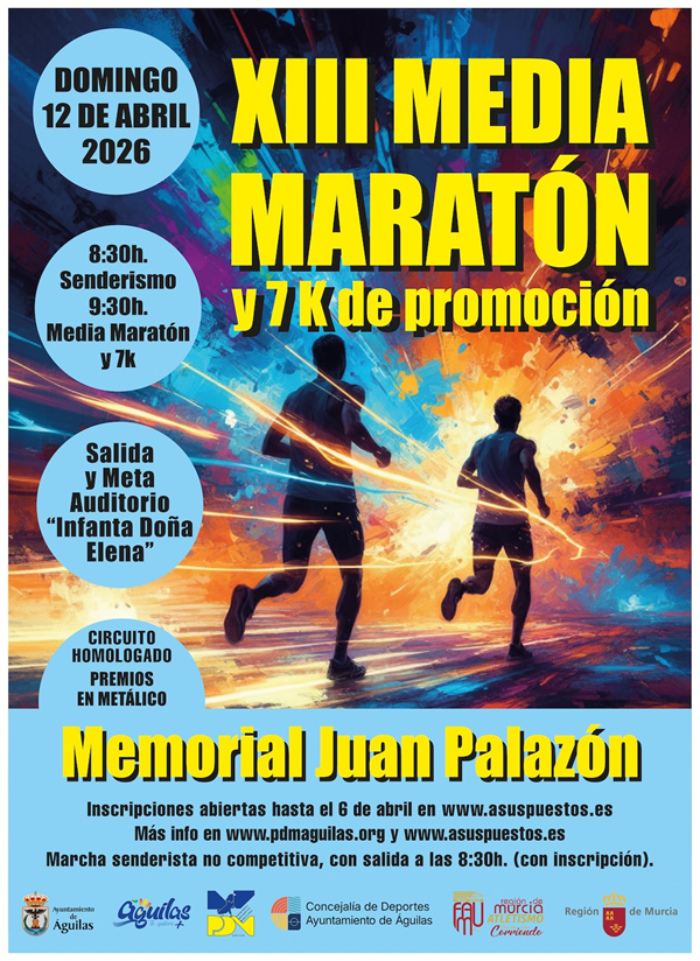 XIII MEDIA MARATÓN CIUDAD DE ÁGUILAS