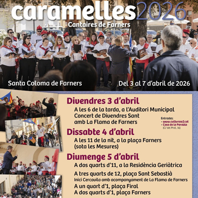 Cantada de Caramelles a Santa Coloma de Farners