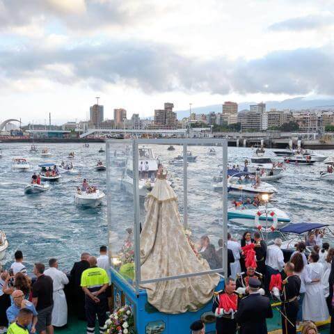 Procesión marítima de la Virgen del Carmen